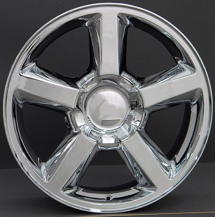 Chrome Auto Wheels on 20 Inch 5308c Style Chrome Wheels