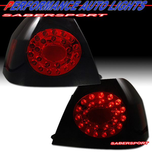 Impala 20002005 Altezza Style LED Tail Lights Dark Red