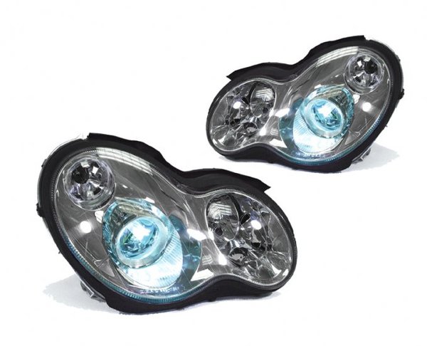 Xenon lights mercedes e class