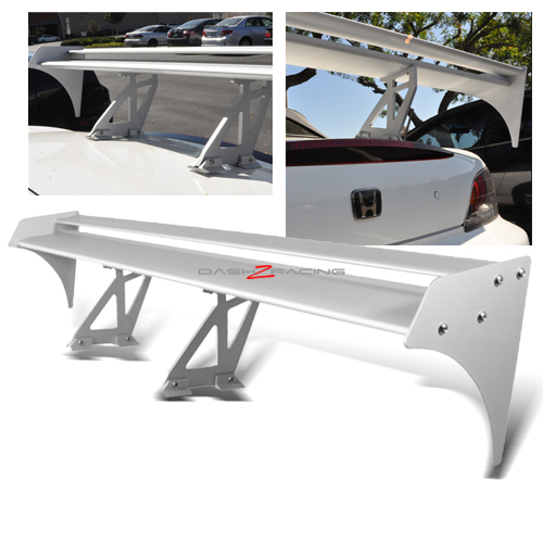 Universal Aluminum GT Spoiler Wing Silver Type III Style